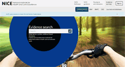 Desktop Screenshot of evidence.nhs.uk